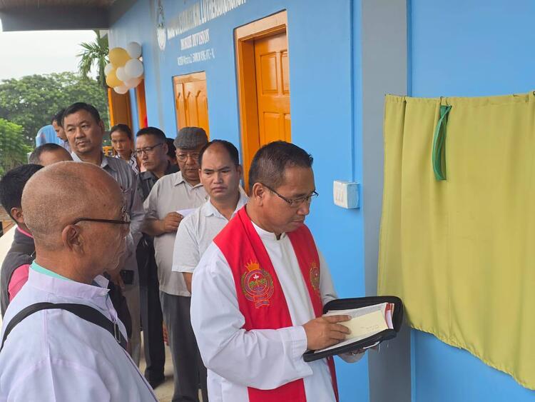 Inauguration of Moreh Division Office by Rev Kapkhanhau Samte